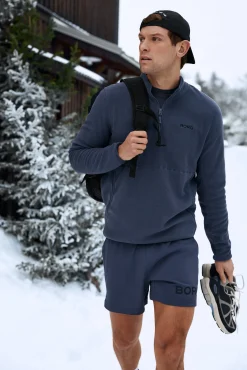 Björn Borg Jackor|Tröjor * Borg Haf Zip Feece Odyssey Gray