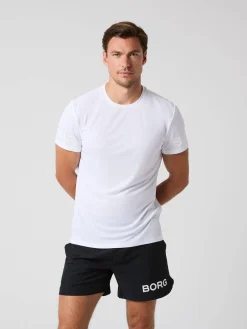 Björn Borg T-Shirts|Gym & Träning * Borg ight T-hirt Brilliant White