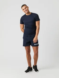 Björn Borg T-Shirts|Gym & Träning * Borg ight T-hirt Night Sky