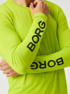 Björn Borg T-Shirts * Borg ong eeve T-hirt Acid Lime
