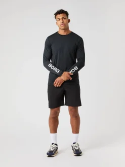 Björn Borg T-Shirts|Gym & Träning * Borg ong eeve T-hirt Black Beauty