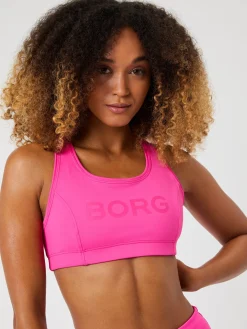 Björn Borg Sport-Bh:Ar|Bhar * Borg id upport port Bra Pink Glo