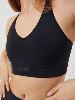 Björn Borg Sport-Bh:Ar|Bhar * Borg id V upport port Bra Black Beauty