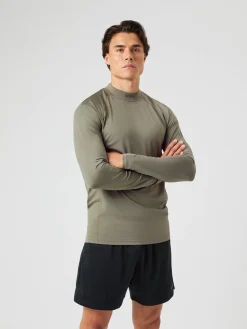 Björn Borg T-Shirts * Borg ock Neck T-hirt Dusty Olive