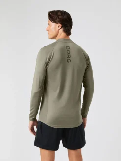 Björn Borg T-Shirts * Borg ock Neck T-hirt Dusty Olive
