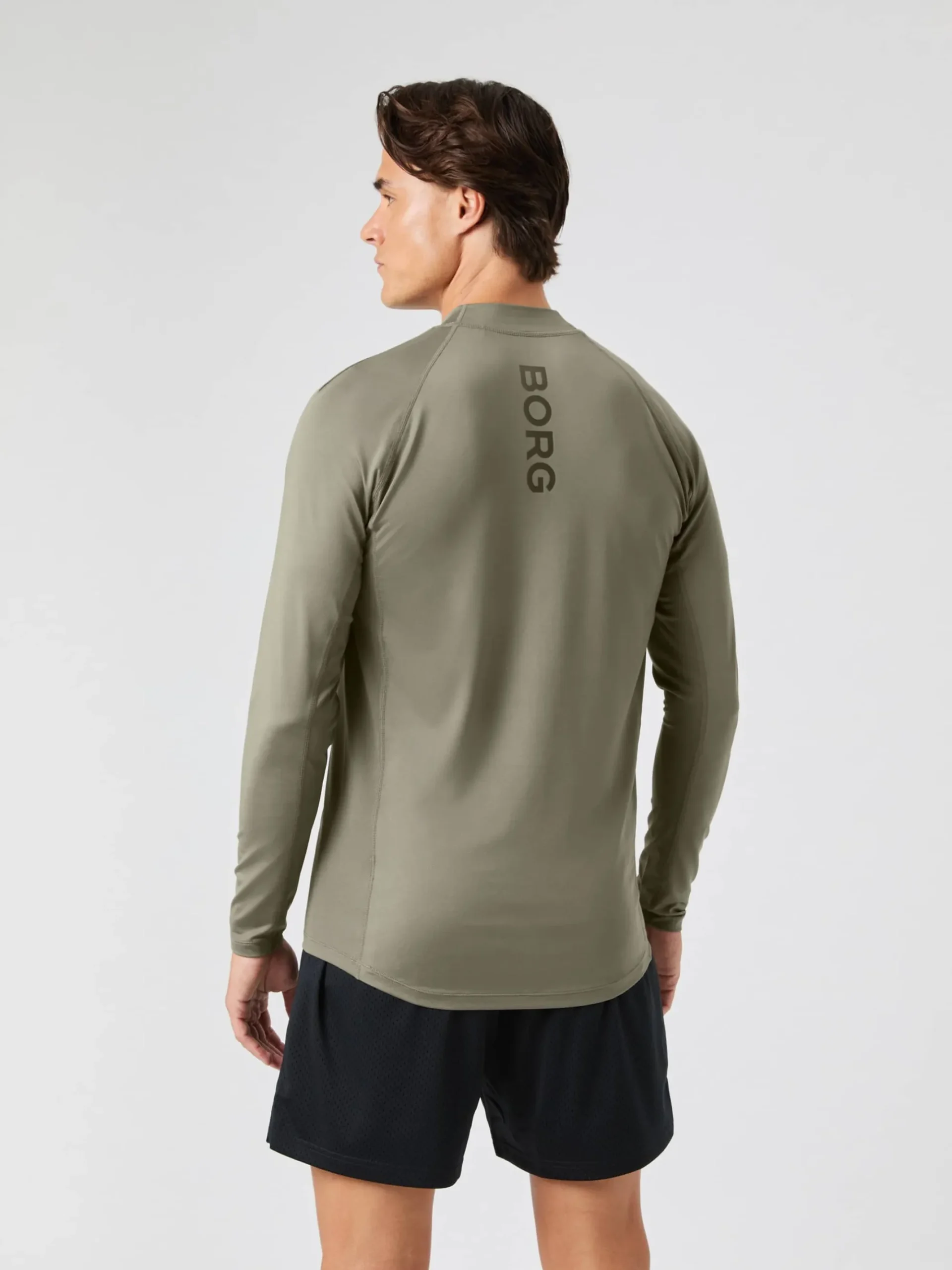 Björn Borg T-Shirts * Borg ock Neck T-hirt Dusty Olive