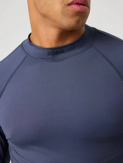 Björn Borg T-Shirts|Tröjor * Borg ock Neck T-hirt Odyssey Gray