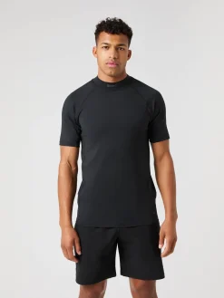 Björn Borg T-Shirts|Tennis & Padel * Borg ock Neck T-hirt Black Beauty