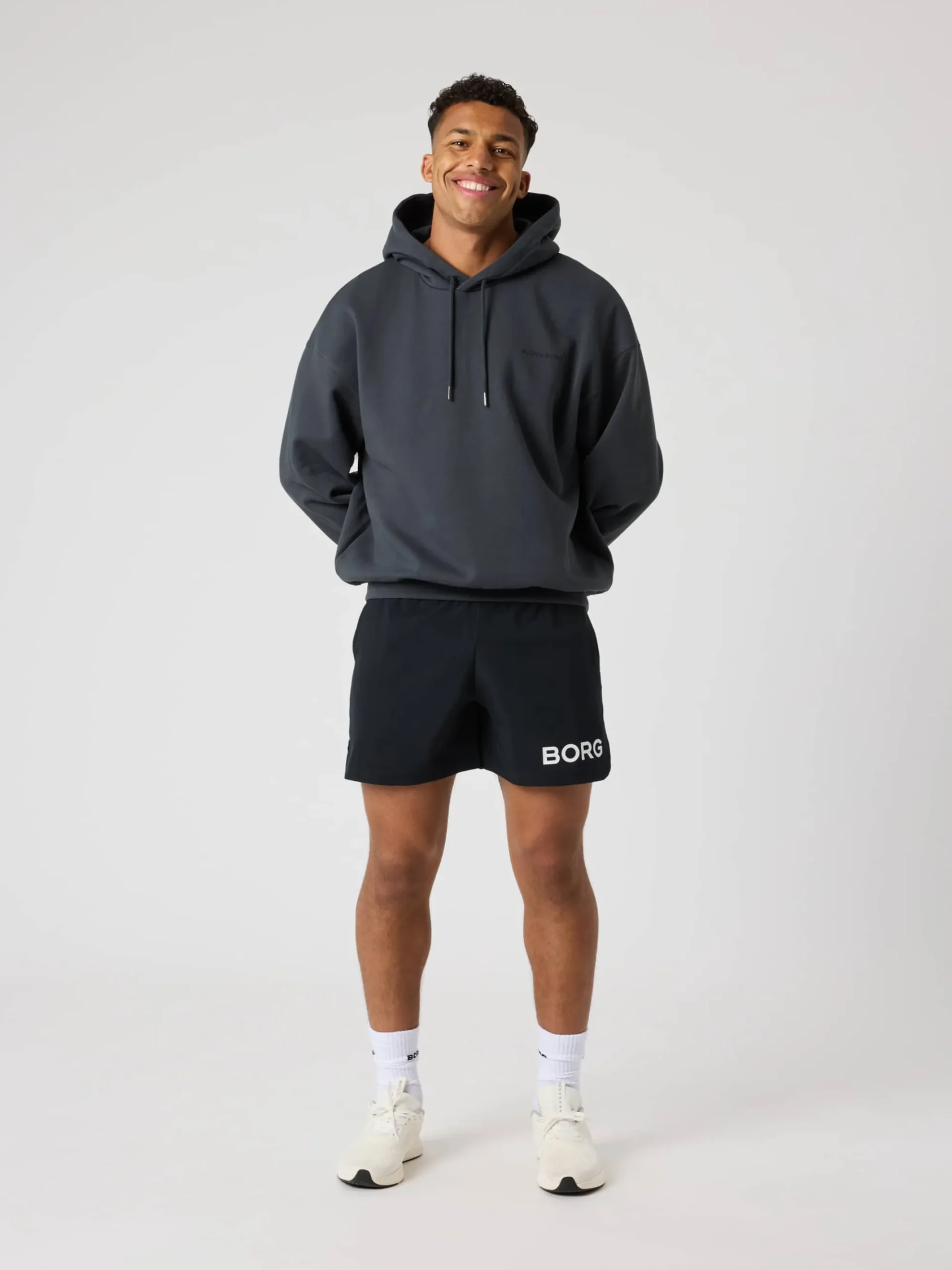 Björn Borg Hoodies * Borg Overized Hoodie Asphalt