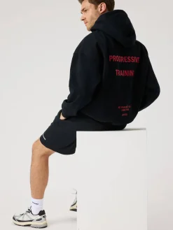 Björn Borg Gym & Träning|Hoodies * Borg Overized Hoodie Black Beauty