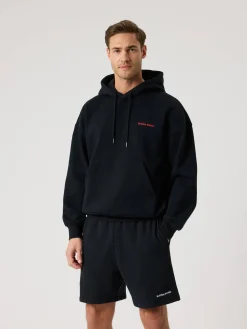 Björn Borg Gym & Träning|Hoodies * Borg Overized Hoodie Black Beauty
