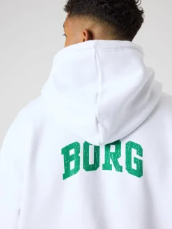 Björn Borg Hoodies|Golf * Borg Overized Hoodie Brilliant White
