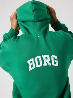 Björn Borg Hoodies|Golf * Borg Overized Hoodie Verdant Green