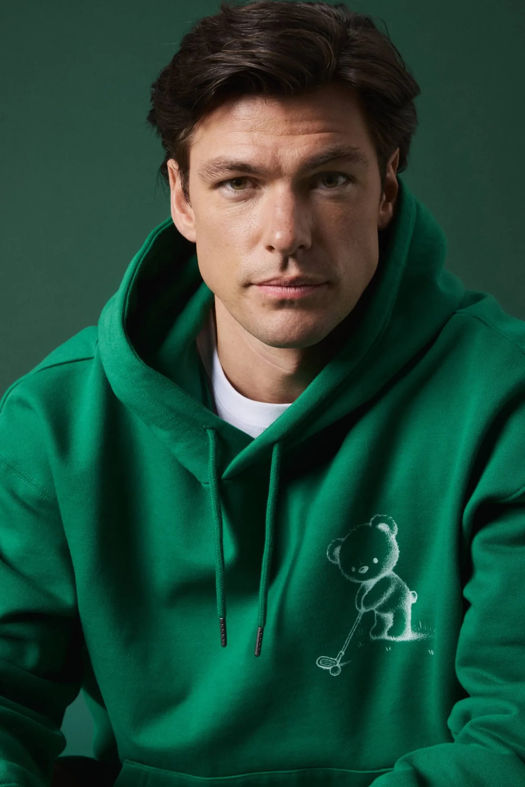 Björn Borg Hoodies|Golf * Borg Overized Hoodie Verdant Green