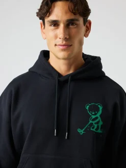 Björn Borg Hoodies|Golf * Borg Overized Hoodie Black Beauty
