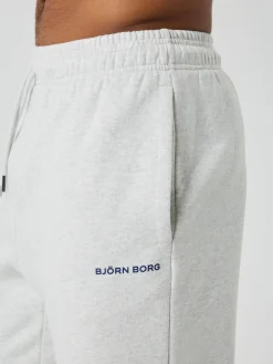 Björn Borg Vardag & Loungewear|Byxor * Borg Overized weatpant Ultra Light Grey Melange