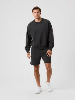 Björn Borg Tröjor * Borg Overized Wahed weathirt Black Beauty