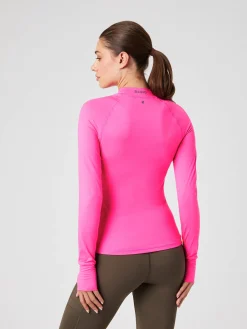 Björn Borg Tröjor * Borg Perforance Bruhed ockneck Pink Glo