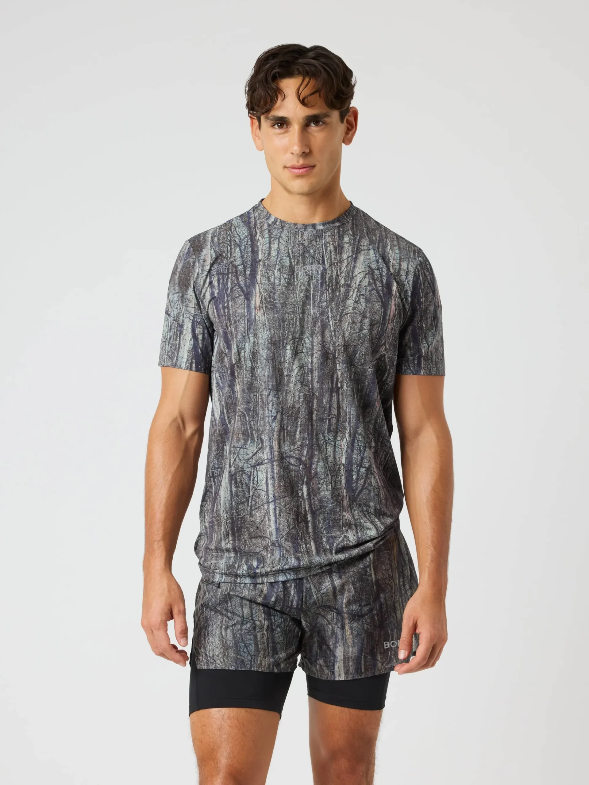 Björn Borg T-Shirts|Gym & Träning * Borg Perforance Perforated T-hirt Forest 1