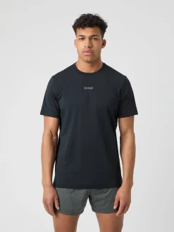 Björn Borg T-Shirts|Gym & Träning * Borg Perforance Perforated T-hirt Black Beauty