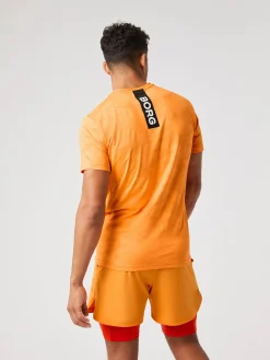 Björn Borg T-Shirts * Borg Perforance T-hirt Sun Orange