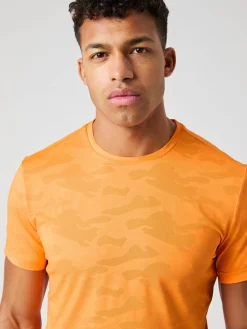 Björn Borg T-Shirts * Borg Perforance T-hirt Sun Orange