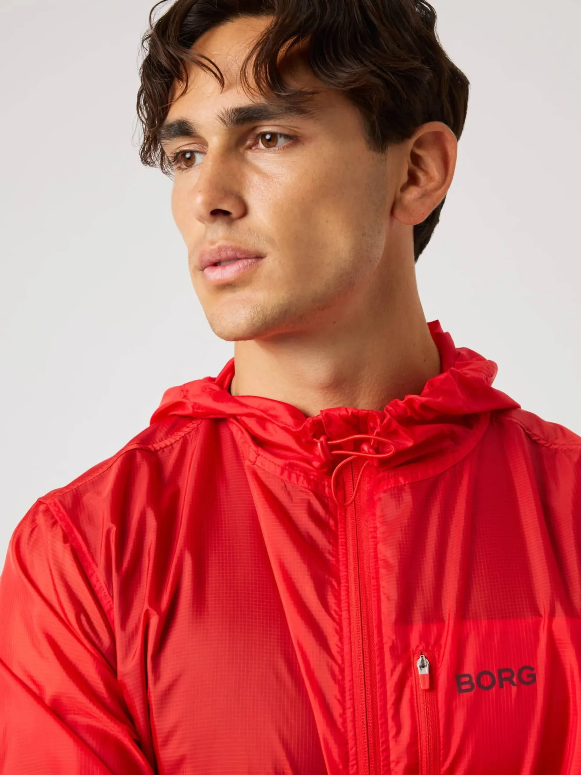 Björn Borg Jackor|Löpning * Borg Perforance Wind Jacket Flame Scarlet