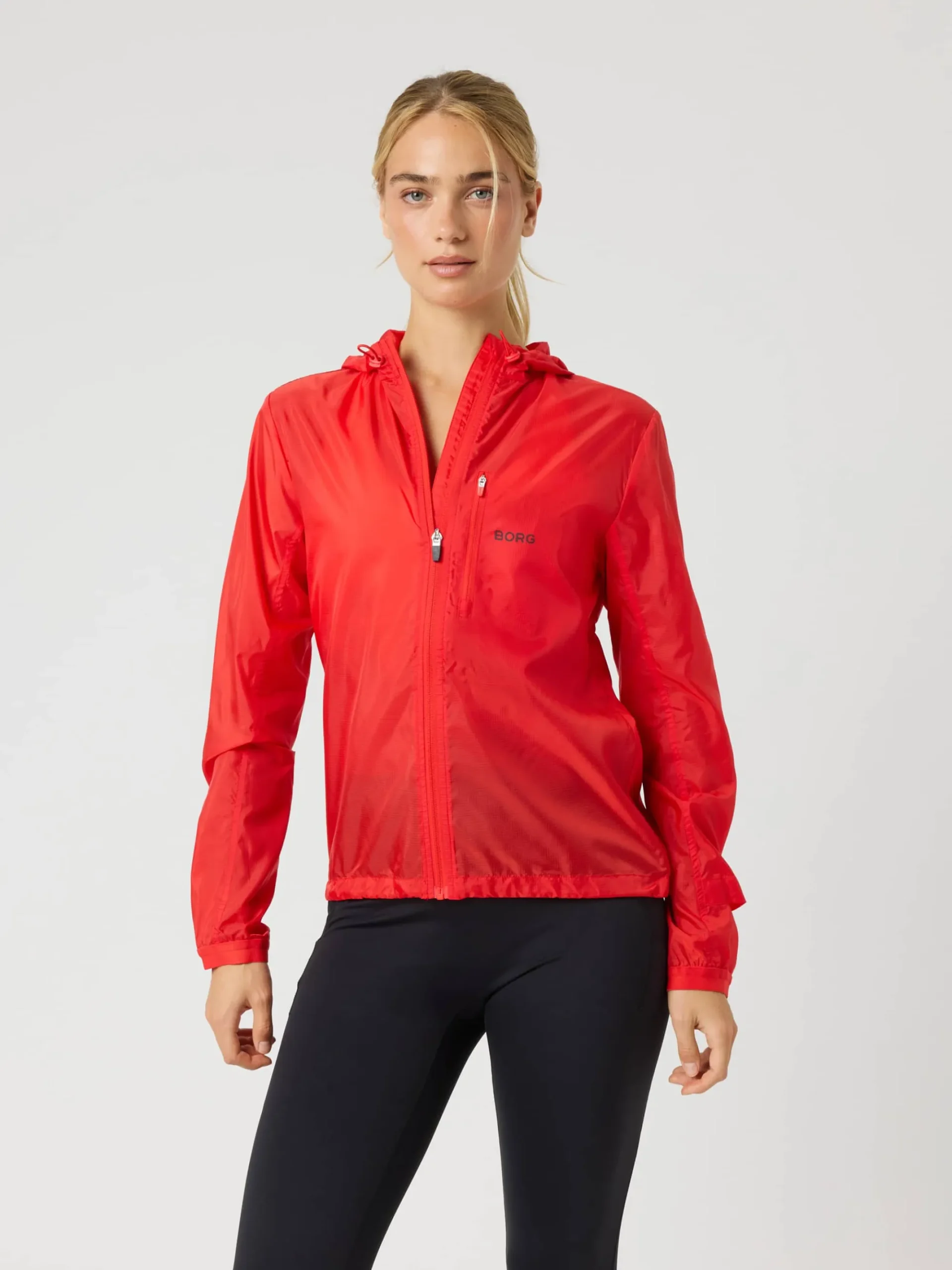 Björn Borg Löpning|Jackor * Borg Perforance Wind Jacket Flame Scarlet