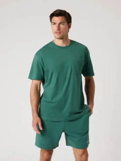 Björn Borg T-Shirts|Vardag & Loungewear * Borg Reaxed T-hirt Mallard Green
