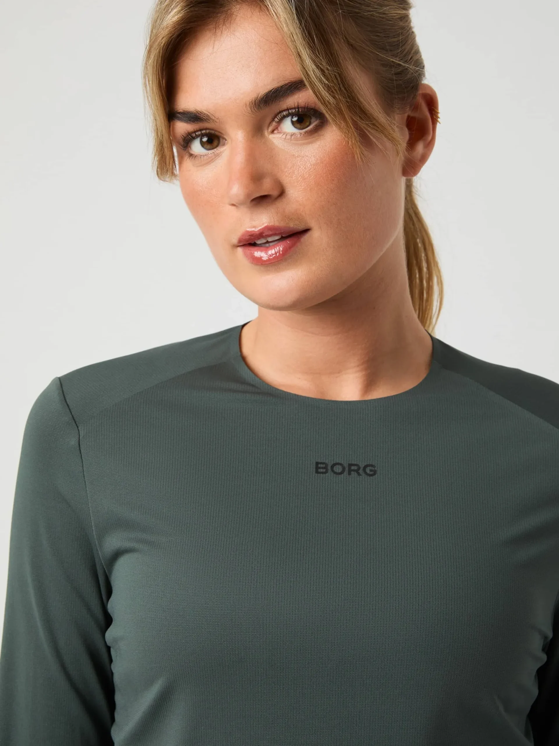 Björn Borg T-Shirts * Borg Running Feather ong eeve T-hirt