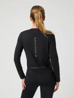 Björn Borg T-Shirts|Löpning * Borg Running Feather ong eeve T-hirt