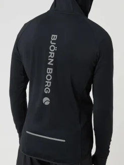 Björn Borg Gym & Träning|Hoodies * Borg Running id ayer Hood Black Beauty