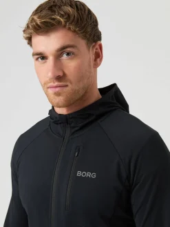 Björn Borg Gym & Träning|Hoodies * Borg Running id ayer Hood Black Beauty