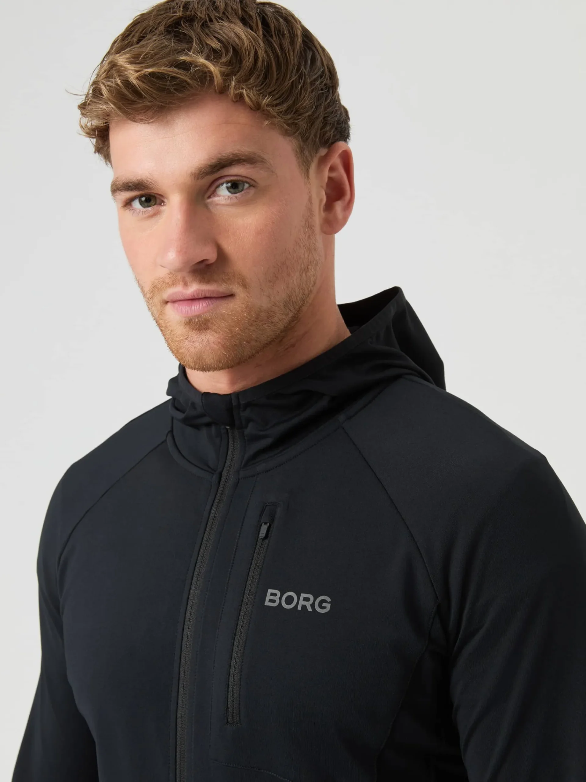 Björn Borg Gym & Träning|Hoodies * Borg Running id ayer Hood Black Beauty