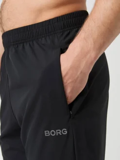 Björn Borg Byxor|Gym & Träning * Borg Running Pant Black Beauty