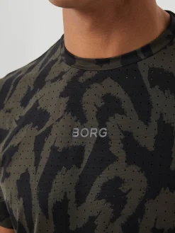 Björn Borg T-Shirts * Borg Running Perforated T-hirt Running Aop
