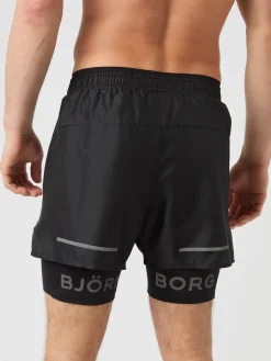Björn Borg Gym & Träning|Löpning * Borg Running hort 2 In 1 Black Beauty