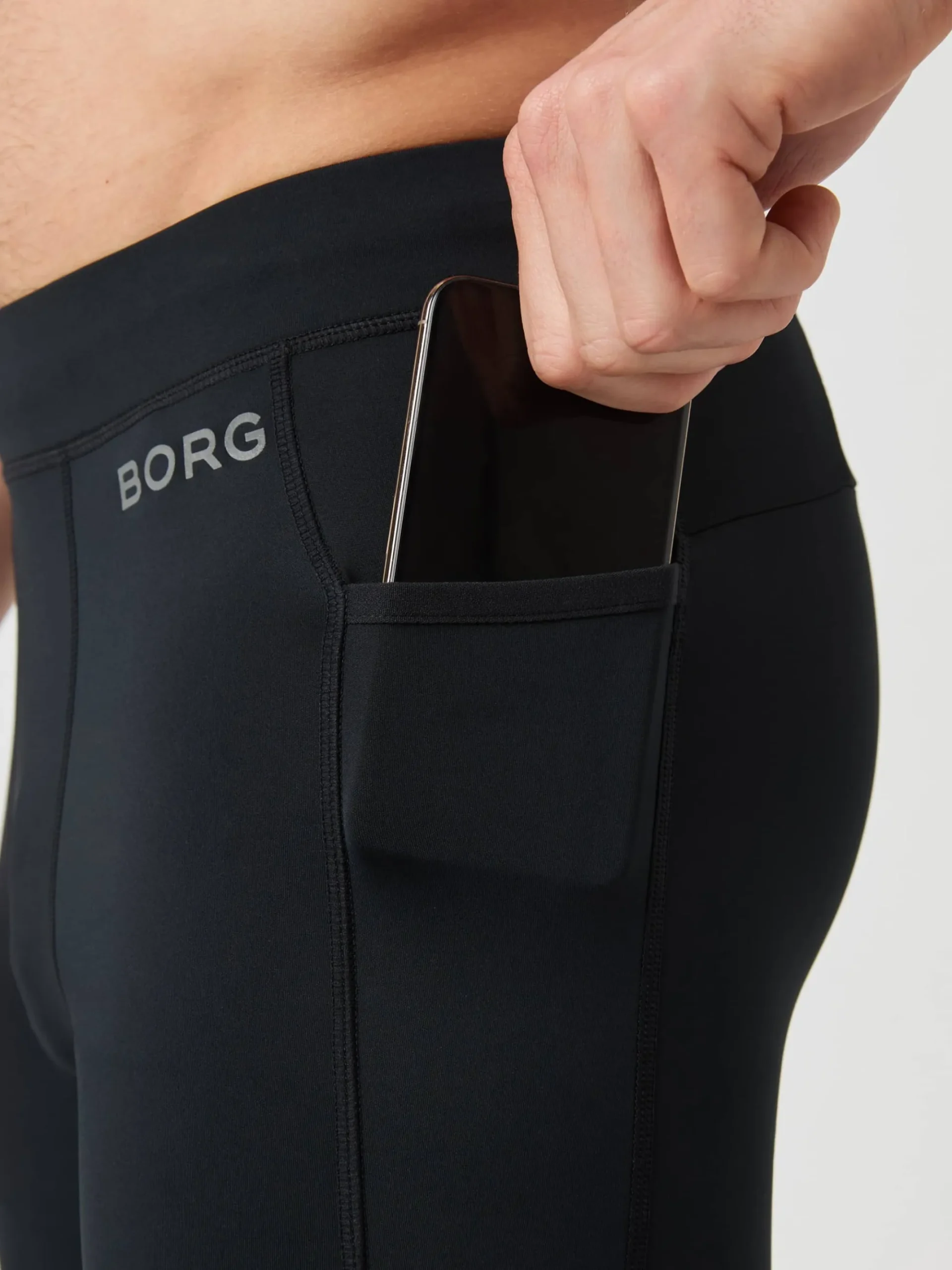 Björn Borg Träningstights|Gym & Träning * Borg Running Tight Black Beauty