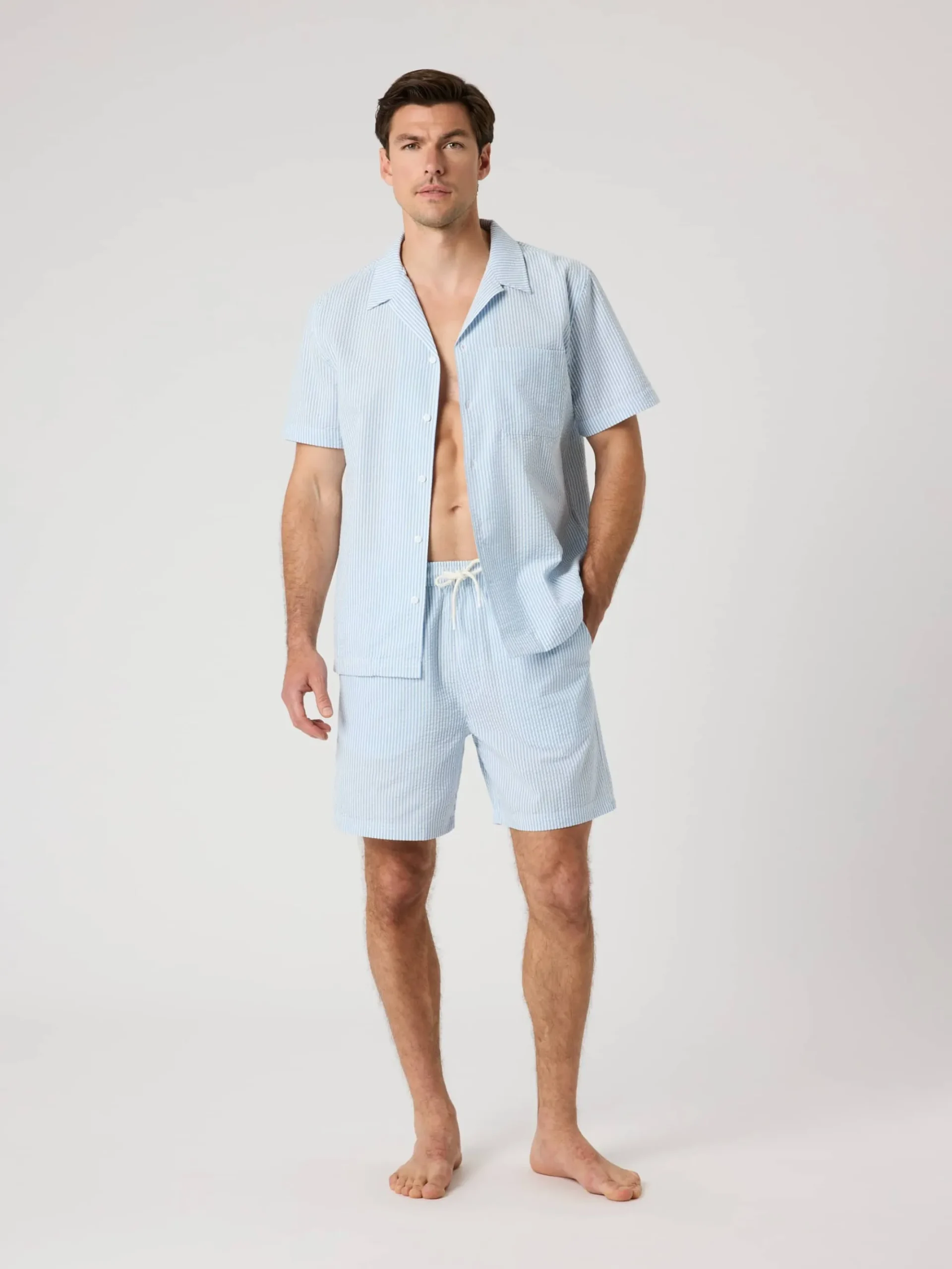 Björn Borg Badshorts|Skjortor * Borg eerucker Reort hirt Shirt Stripe 1