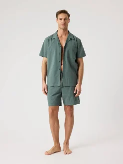 Björn Borg Badshorts|Skjortor * Borg eerucker Reort hirt Balsam Green