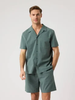Björn Borg Badshorts|Skjortor * Borg eerucker Reort hirt Balsam Green
