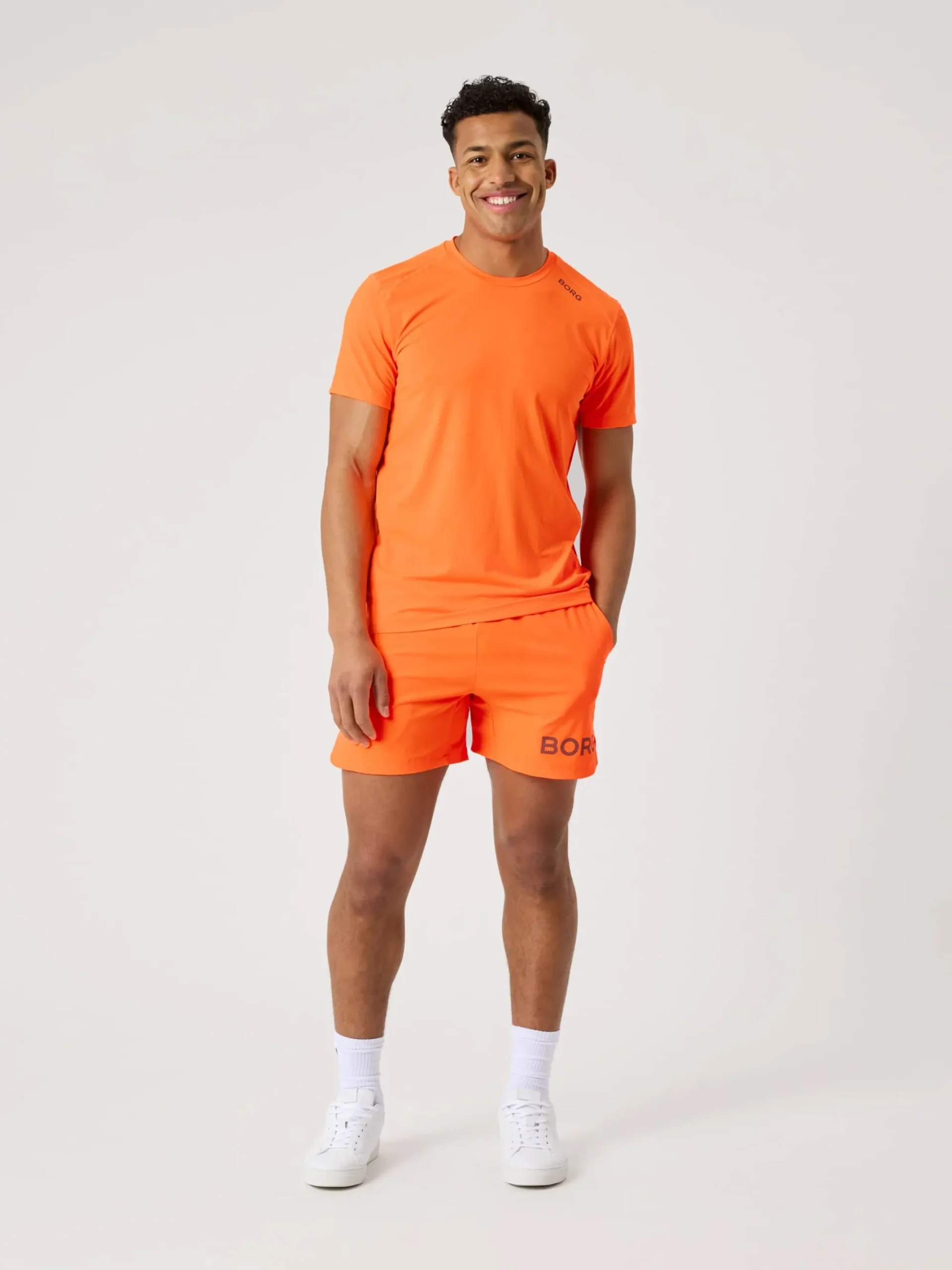Björn Borg Gym & Träning|Shorts * Borg hort 6 Inch Shocking Orange