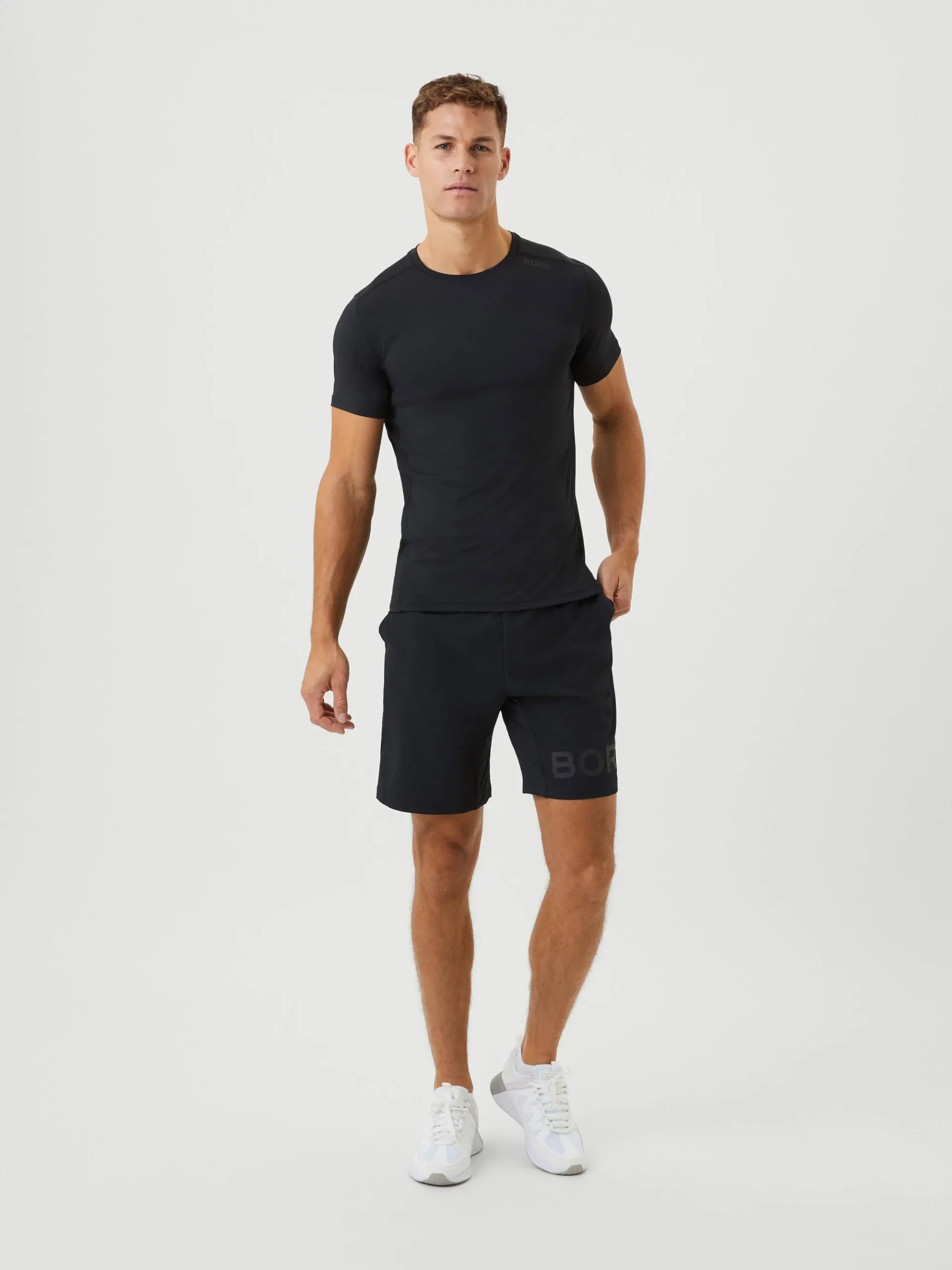 Björn Borg Gym & Träning|Tennis & Padel * Borg hort 9 Inch Svart Tonal Logga