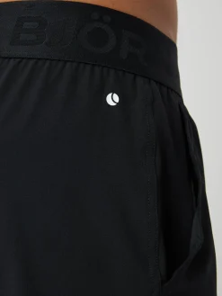 Björn Borg Gym & Träning|Shorts * Borg hort 6 Inch Svart Vit Logga