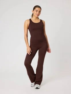 Björn Borg Yoga & Pilates|Gym & Träning * Borg oft Racerback Tank Top Coffee Bean