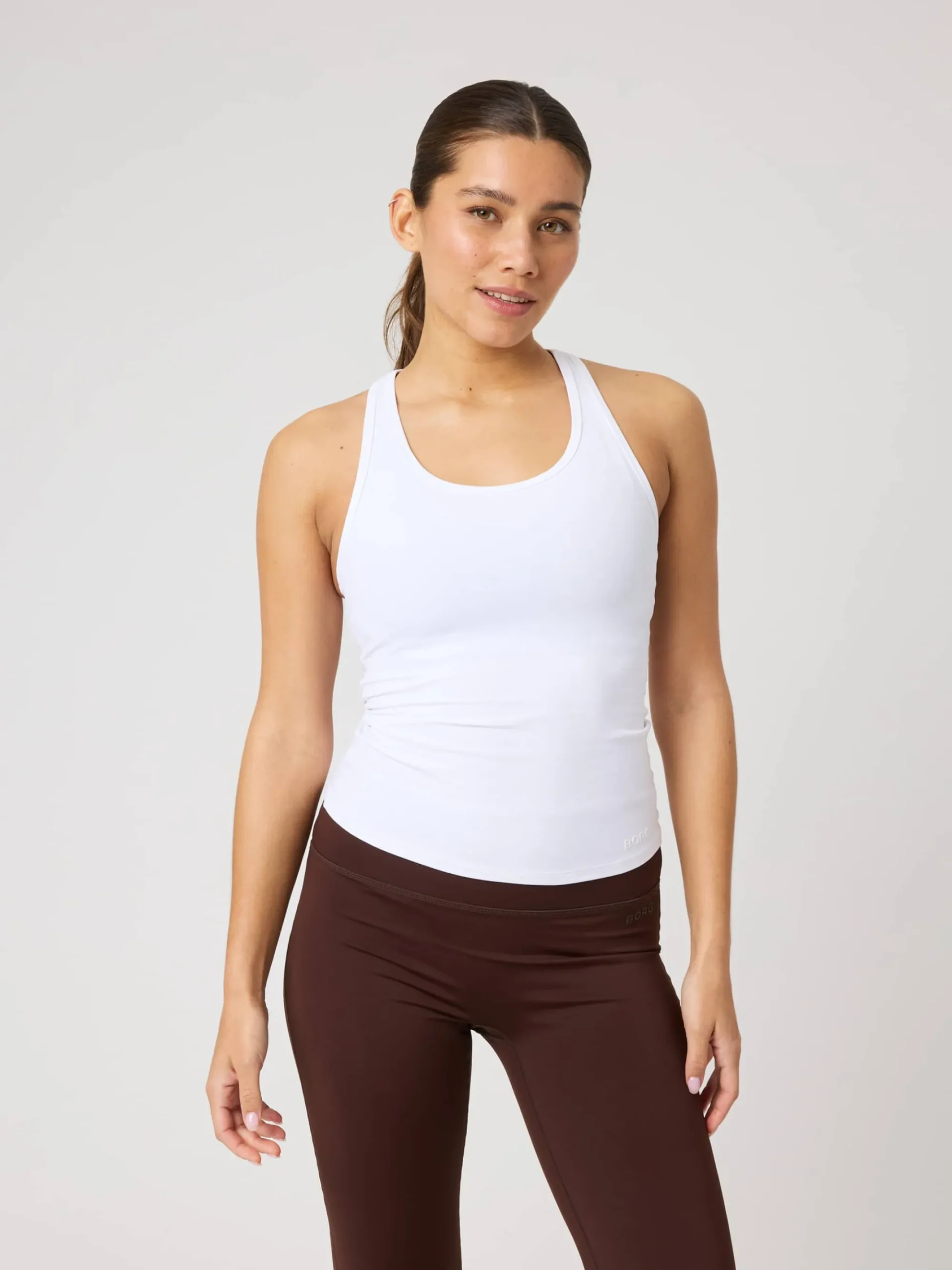 Björn Borg Yoga & Pilates|Gym & Träning * Borg oft Racerback Tank Top Brilliant White