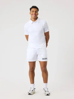 Björn Borg Gym & Träning|Pikétröjor * Borg port Poo hirt Brilliant White