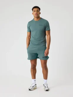 Björn Borg T-Shirts|Gym & Träning * Borg port T-hirt Balsam Green