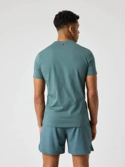 Björn Borg T-Shirts|Gym & Träning * Borg port T-hirt Balsam Green