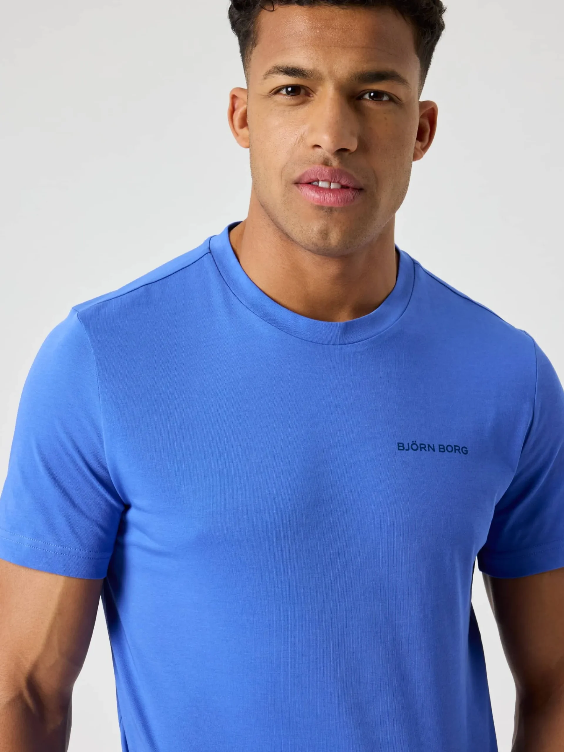 Björn Borg T-Shirts|Gym & Träning * Borg port T-hirt Amparo Blue